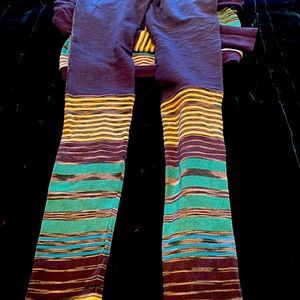 Size small matching top and bottoms. Worn twice. Great fabric, Cropped top